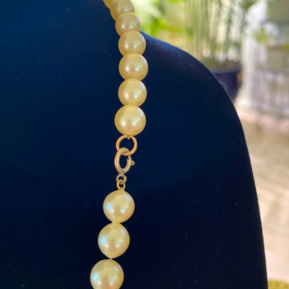 VINTAGE PEARL RHINESTONE NECKLACE by MADONNA - Picture 2 of 4